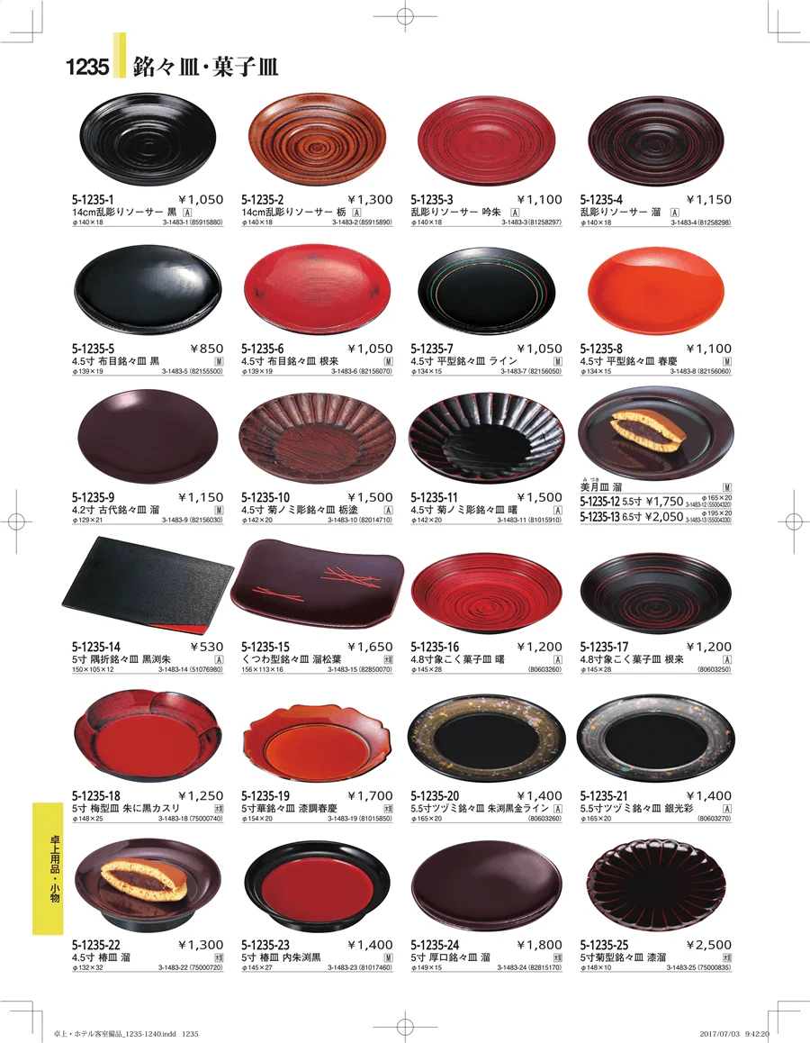 ホテル客室備品・卓上用品・浴室備品 ページ1235