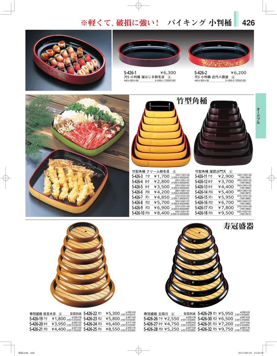 盛器・バイキング・プレート・珍味陶器 ページ426