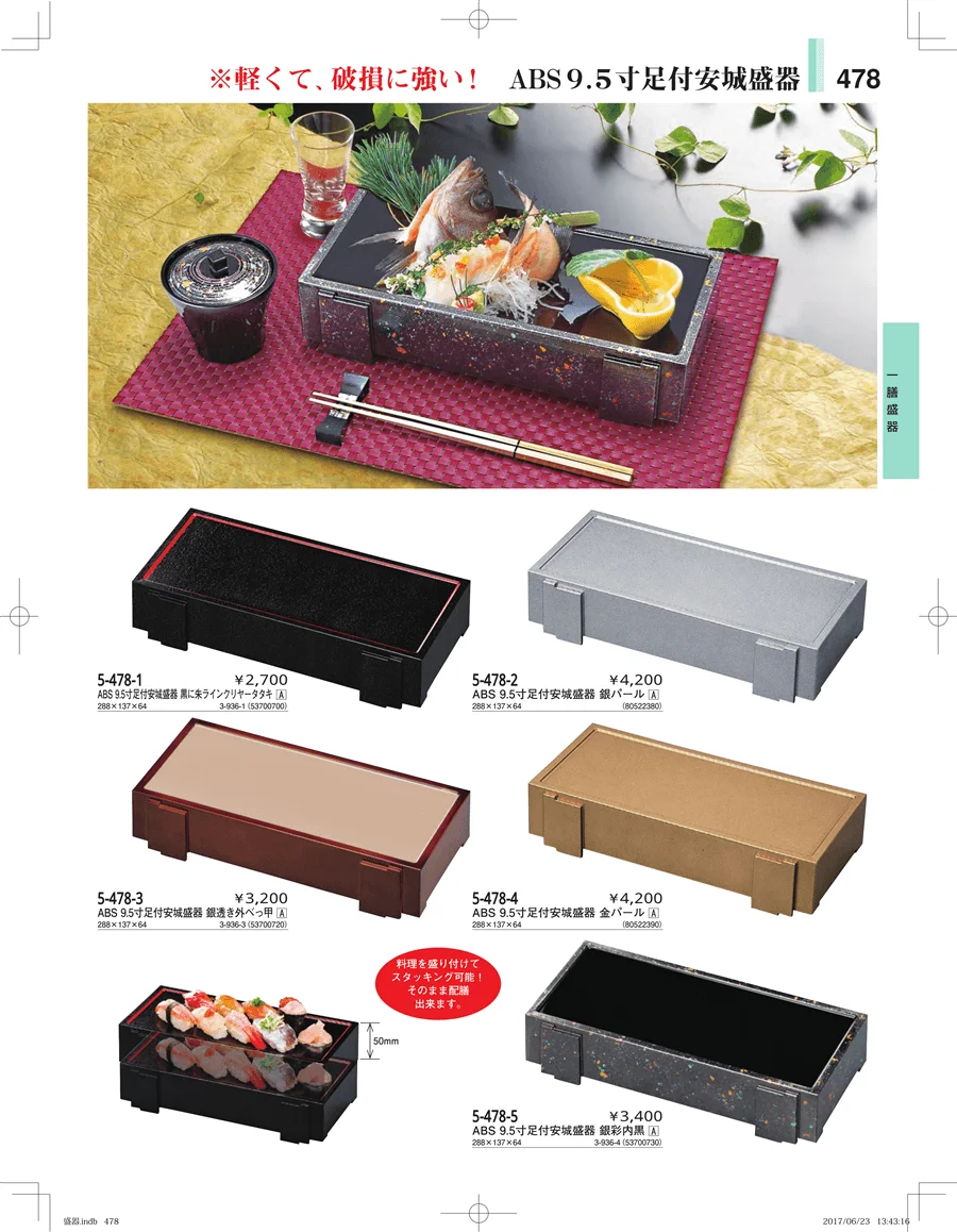 盛器・バイキング・プレート・珍味陶器 ページ478