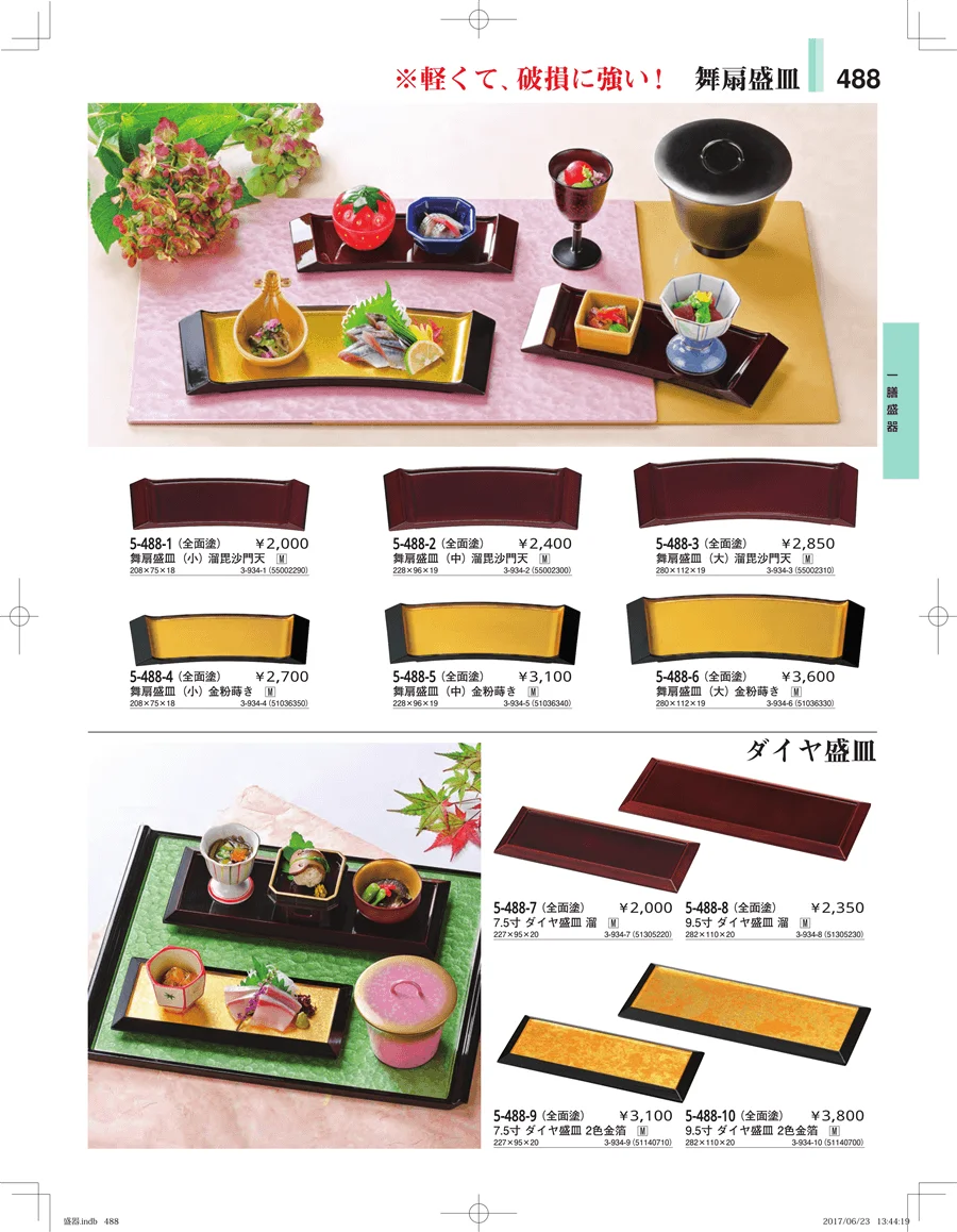 盛器・バイキング・プレート・珍味陶器 ページ488
