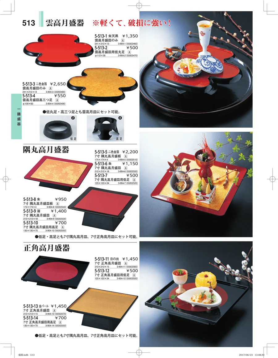 盛器・バイキング・プレート・珍味陶器 ページ513