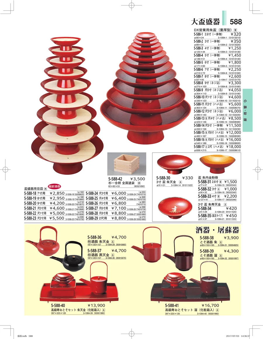 盛器・バイキング・プレート・珍味陶器 ページ588