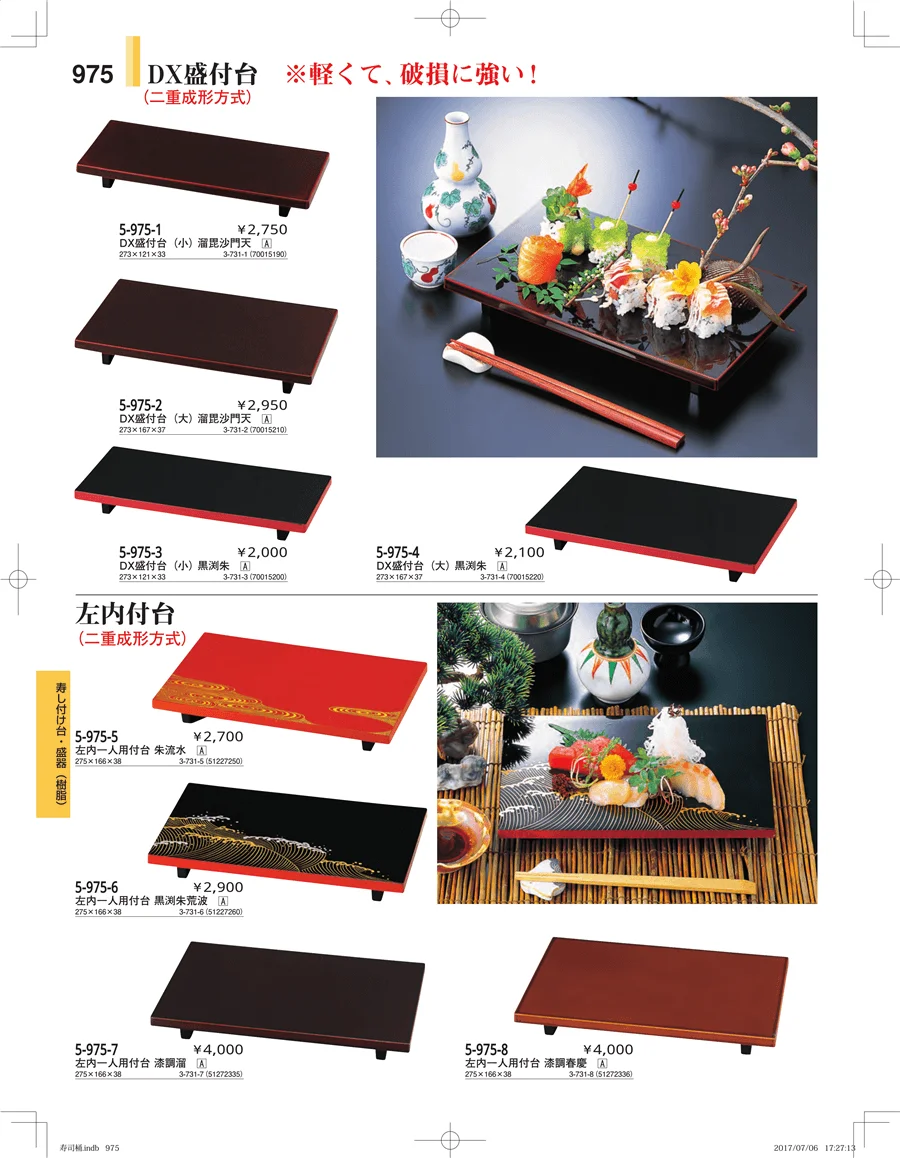 回転寿司・寿司桶・ちらし桶 ページ975