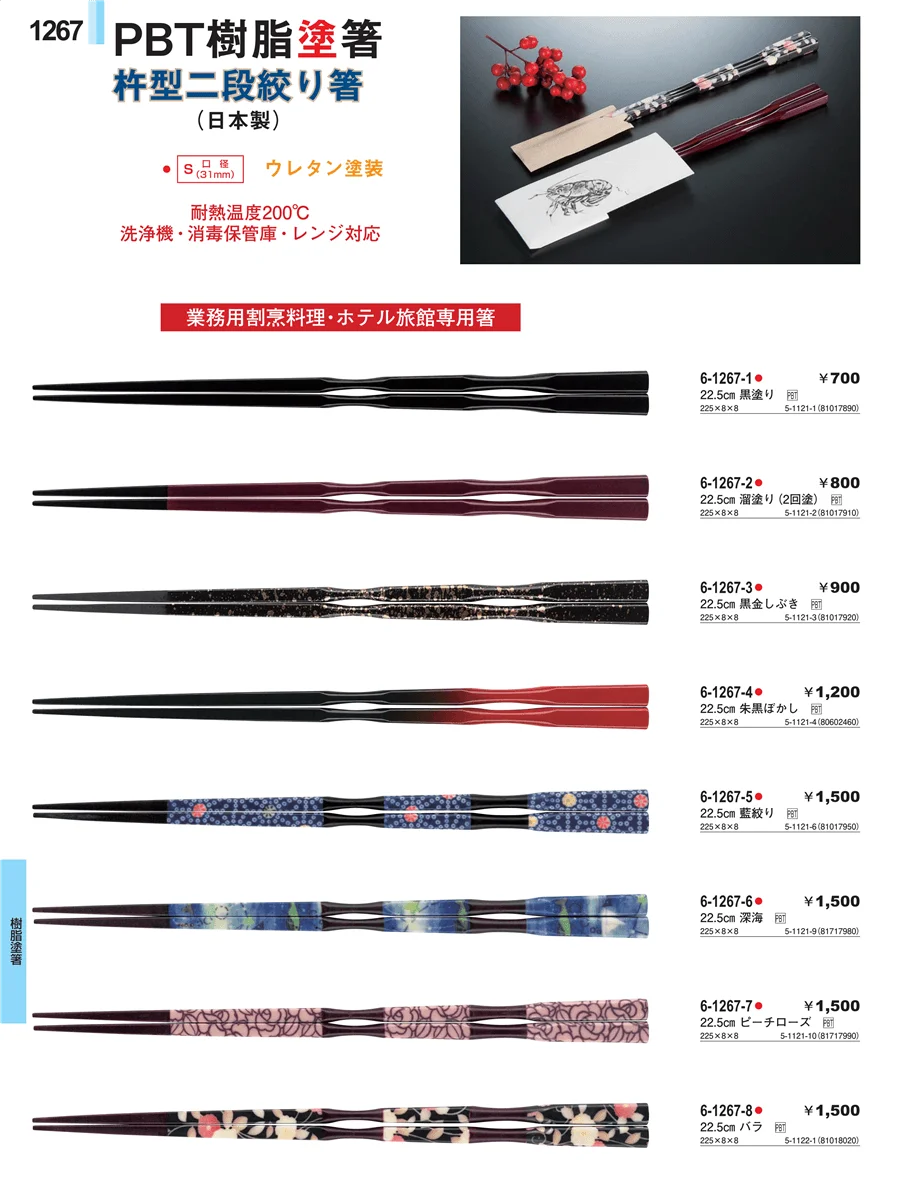 樹脂塗箸 ページ1267