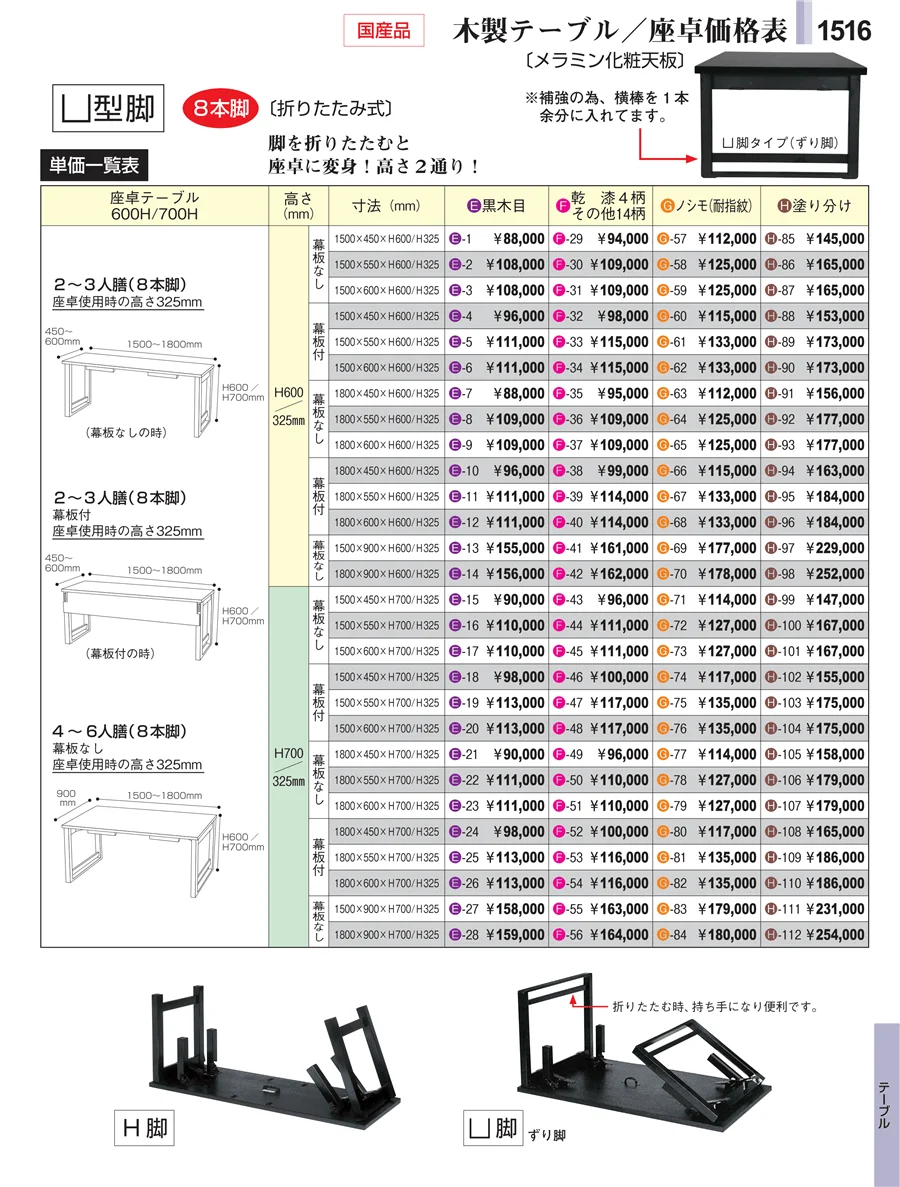 テーブル ページ1516