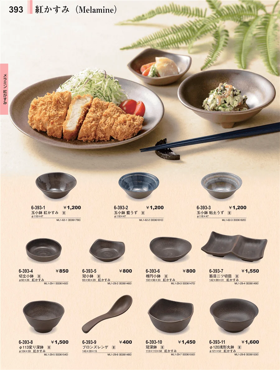 メラミン食器 ページ393