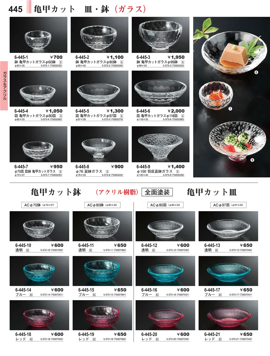 ガラス＆アクリル ページ445