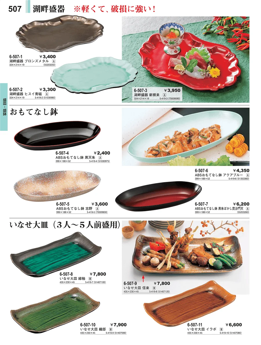 盛皿・盛鉢 ページ507