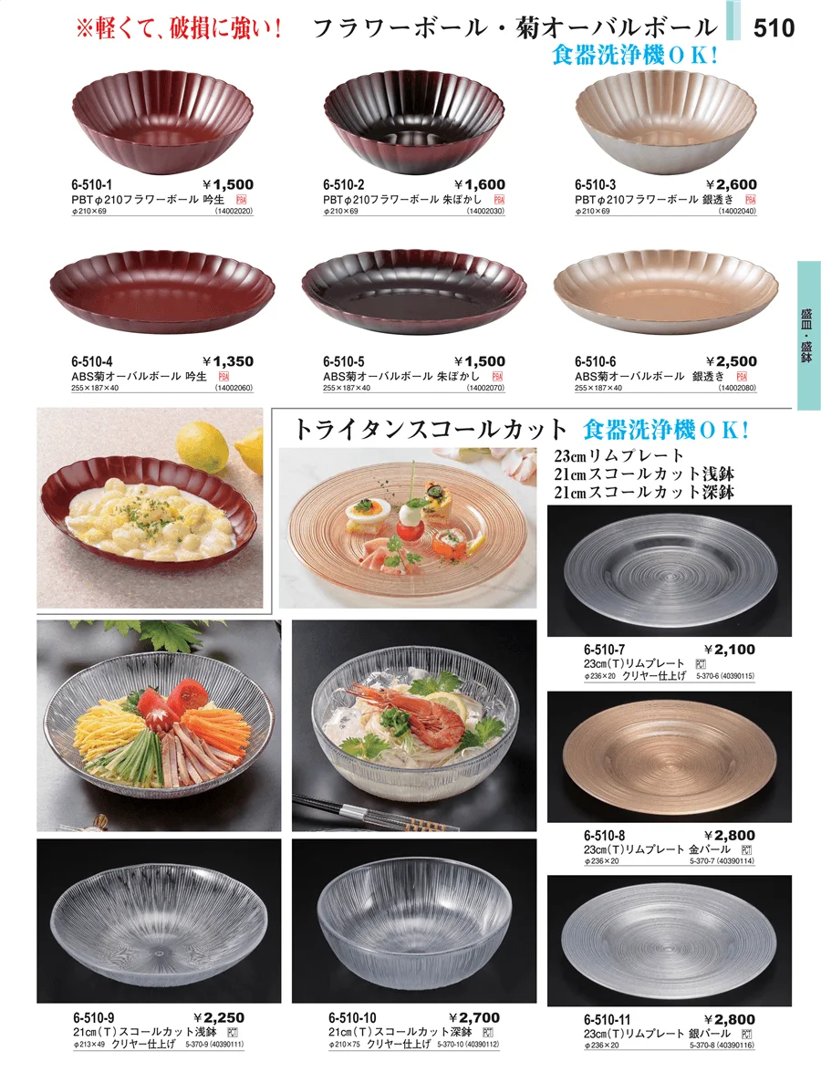 盛皿・盛鉢 ページ510