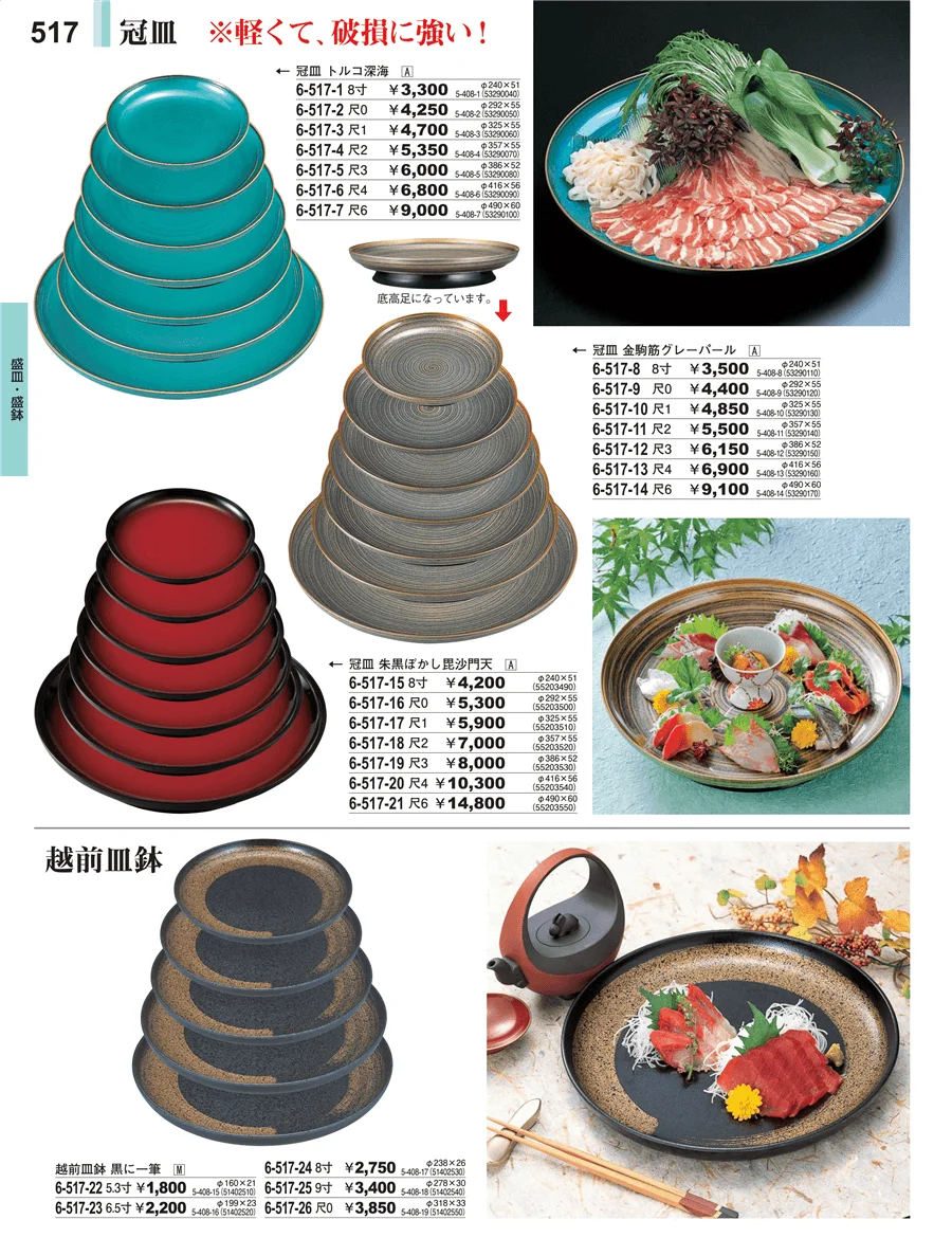 盛皿・盛鉢 ページ517