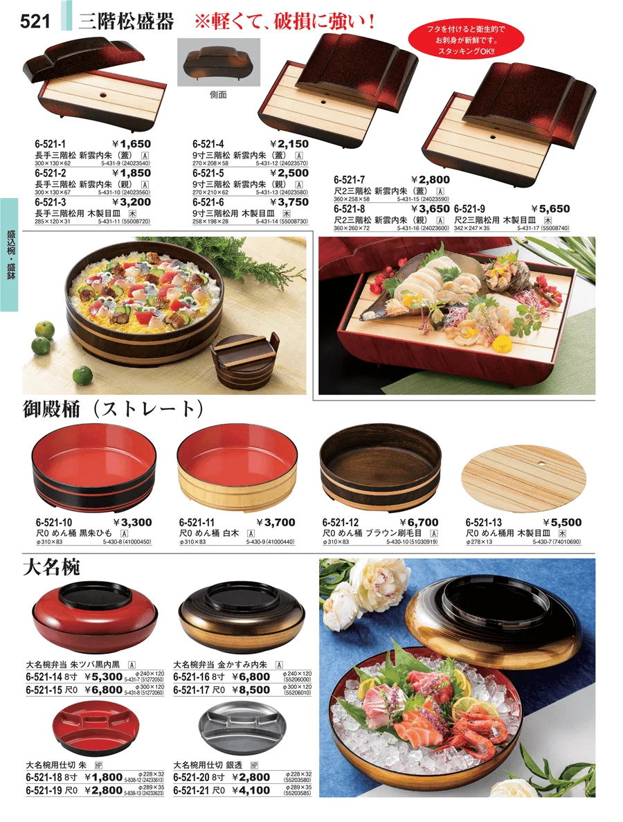 盛皿・盛鉢 ページ521