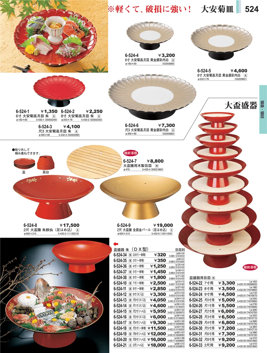 盛皿・盛鉢 ページ524