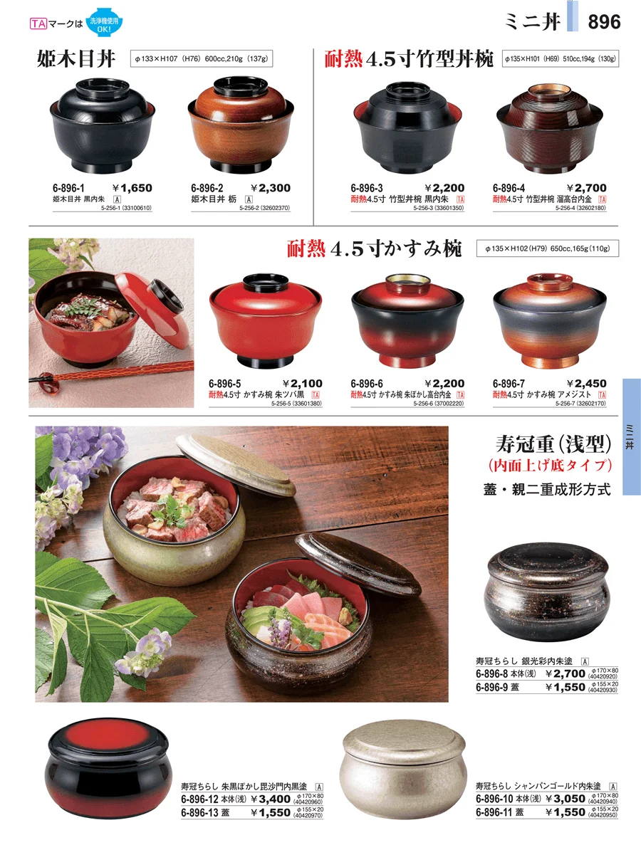 ミニ丼 ページ896