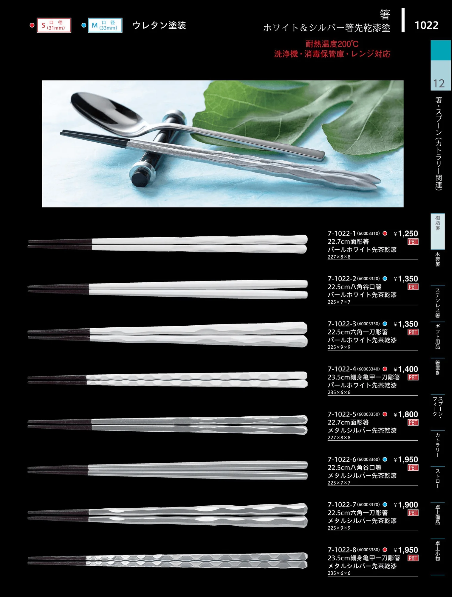 やすらぎvol.34・ページ番号1022・陶器箸