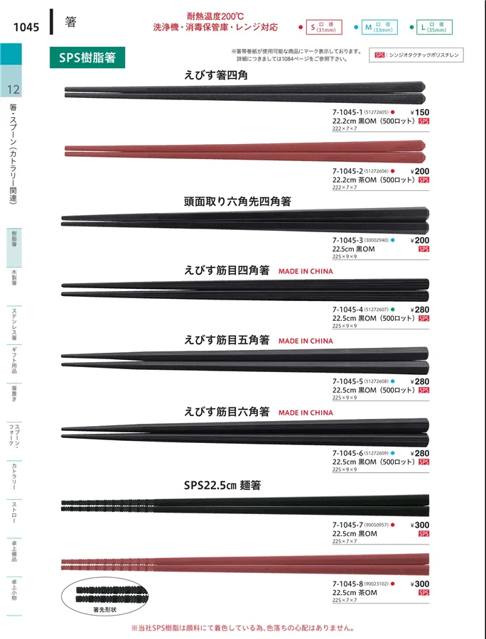 塗箸（SPS） ページ1045