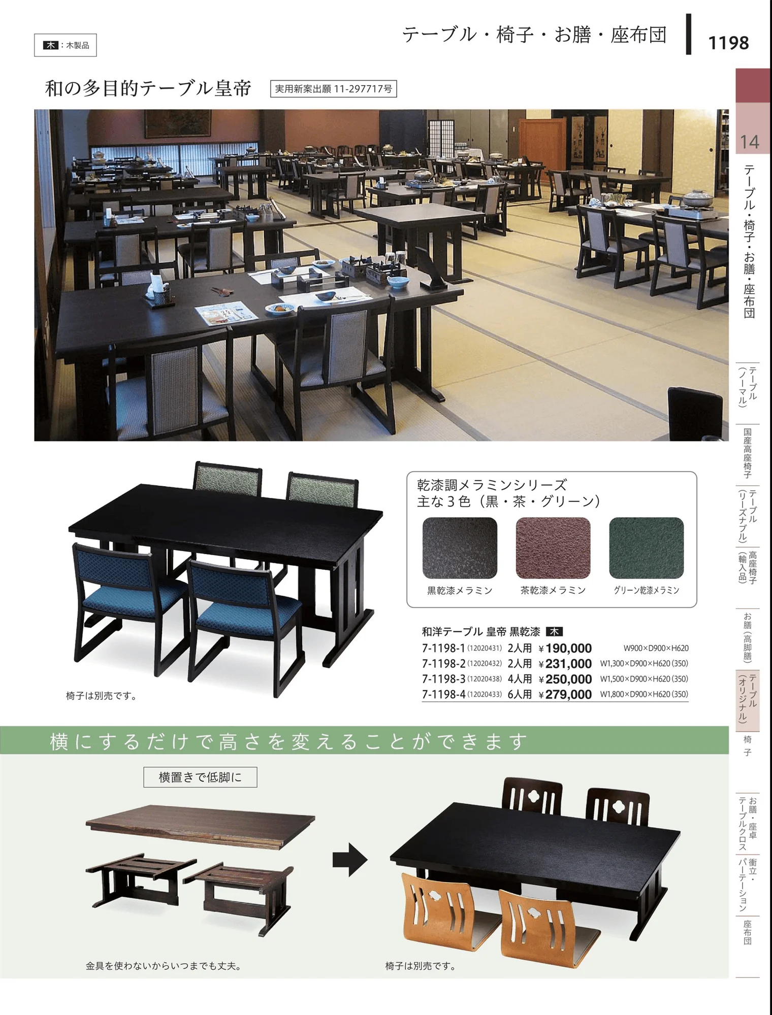 やすらぎvol.34・ページ番号1198・テーブルクロス
