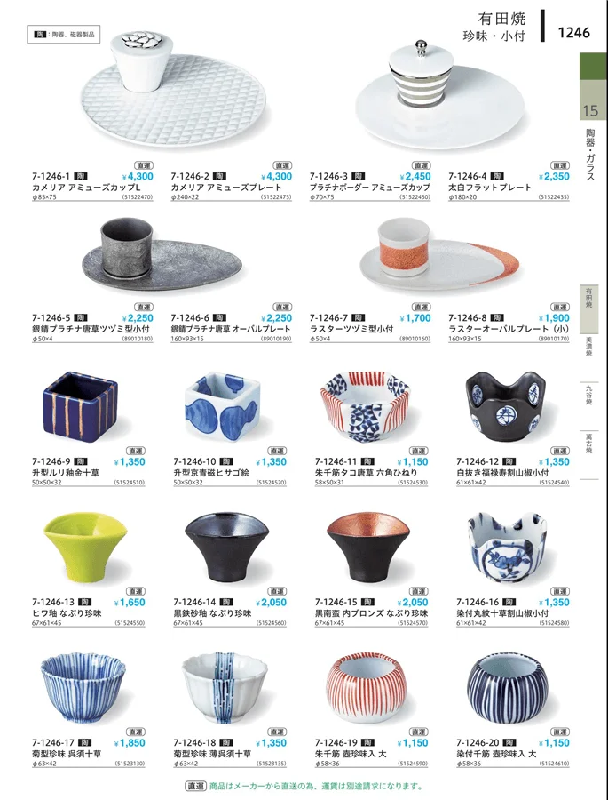 珍味・小付・小鉢 ページ1246