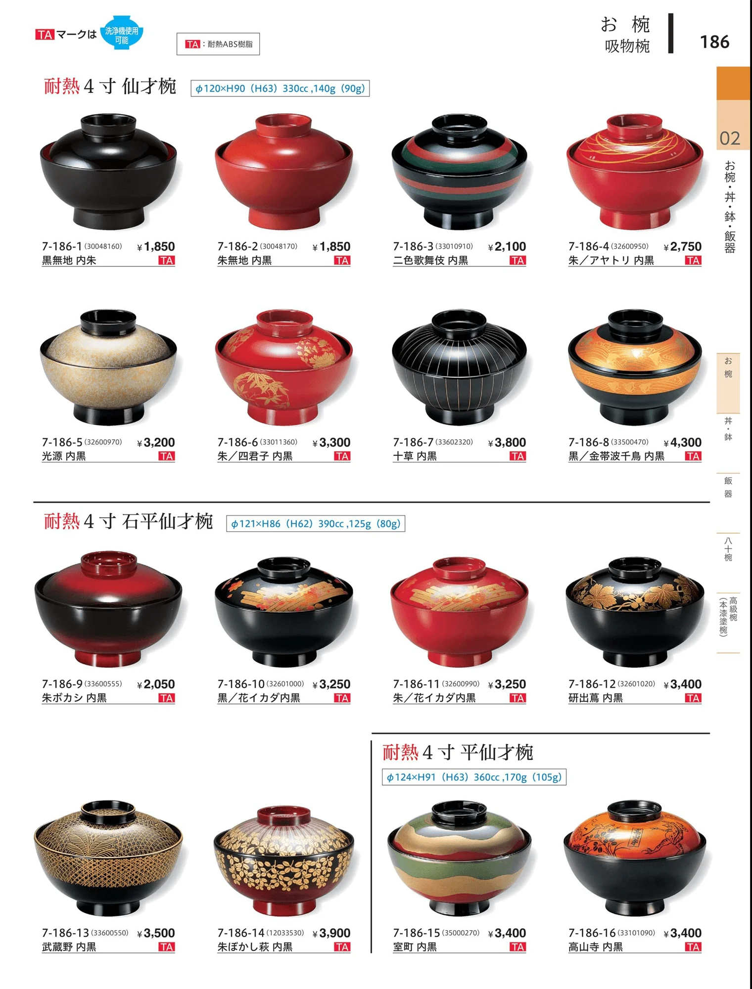 やすらぎvol.34・ページ番号186・飯椀