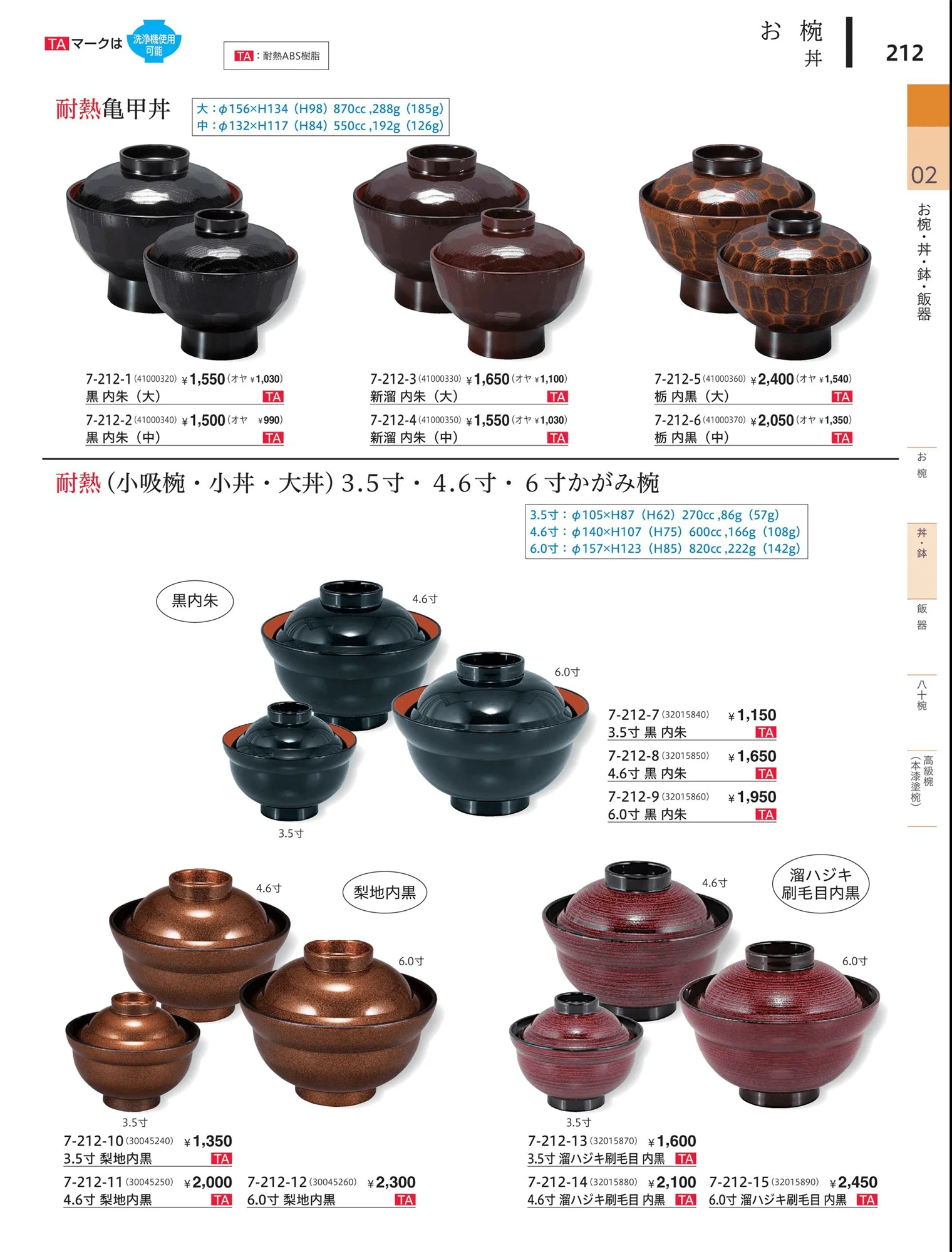 やすらぎvol.34・ページ番号212・お椀・丼
