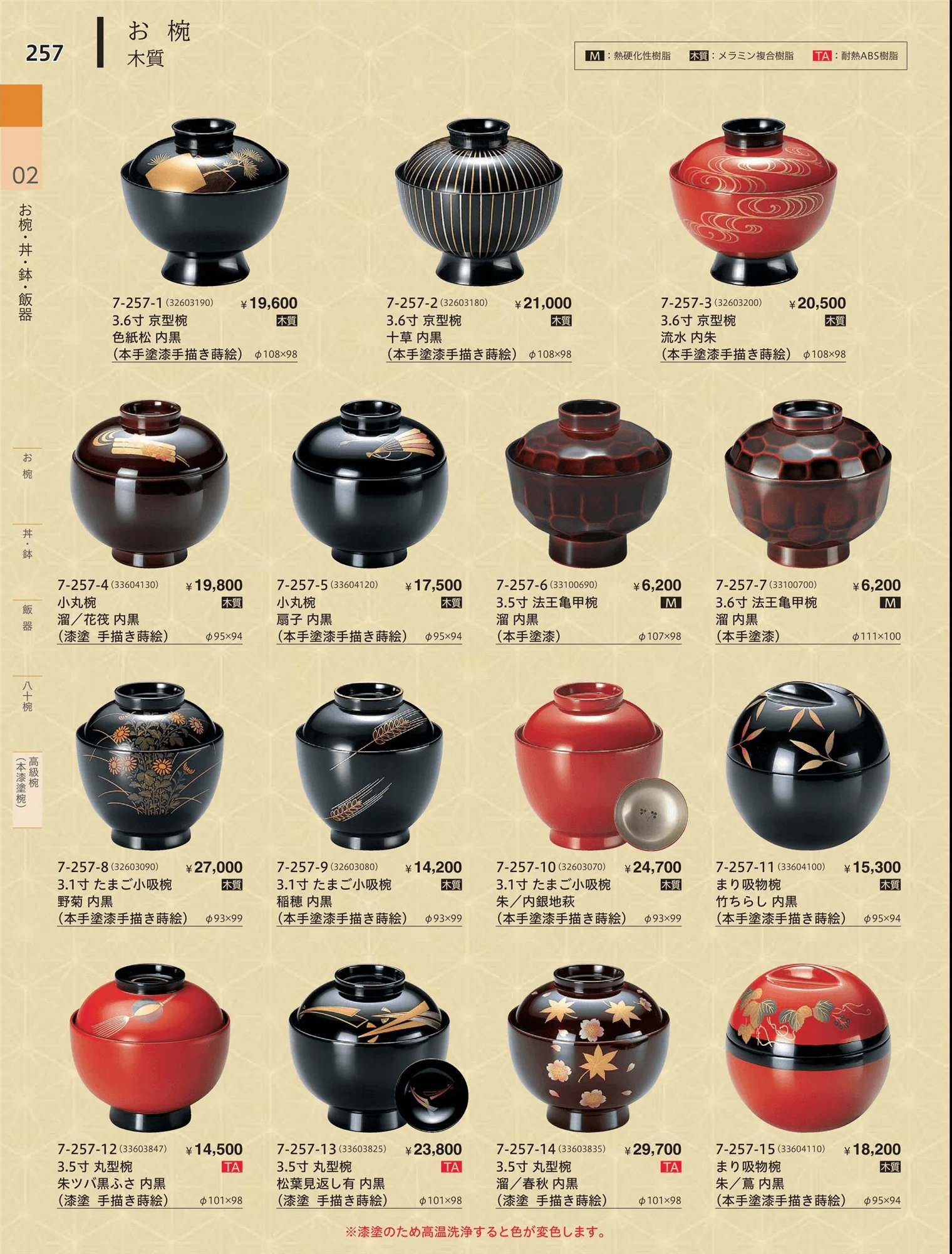 やすらぎvol.34・ページ番号257・高級椀