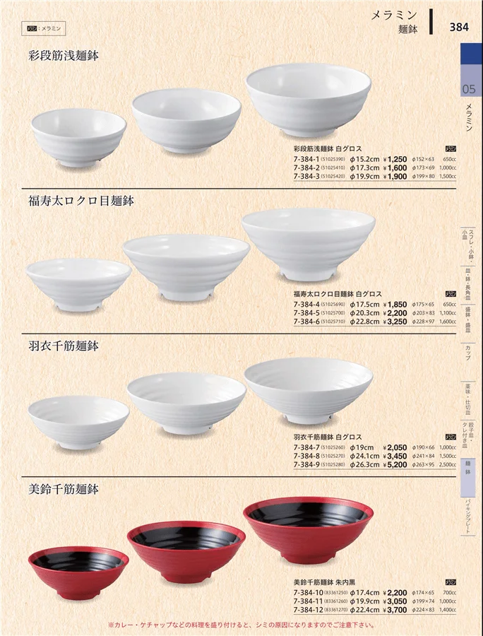 麺鉢 ページ384