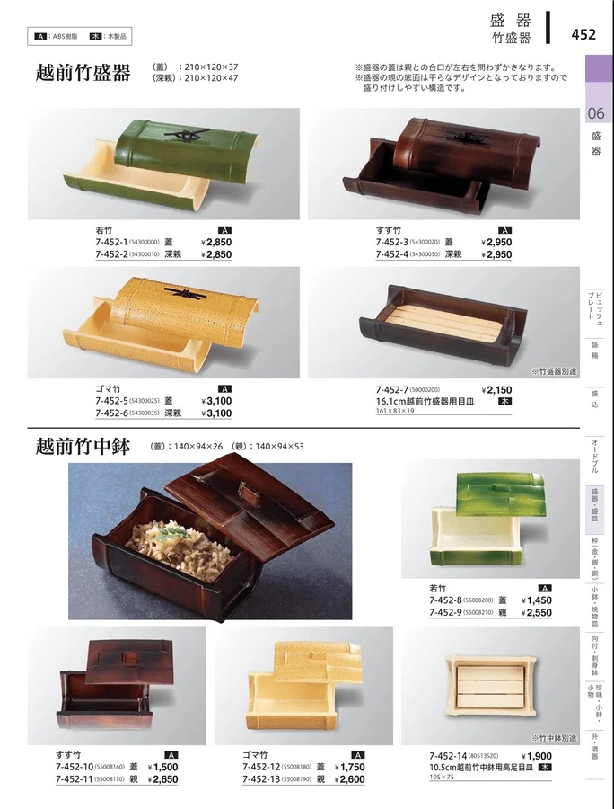 桶型盛器 ページ452