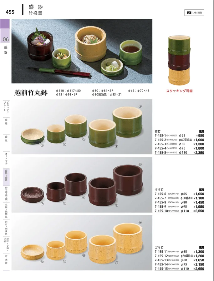 桶型盛器 ページ455