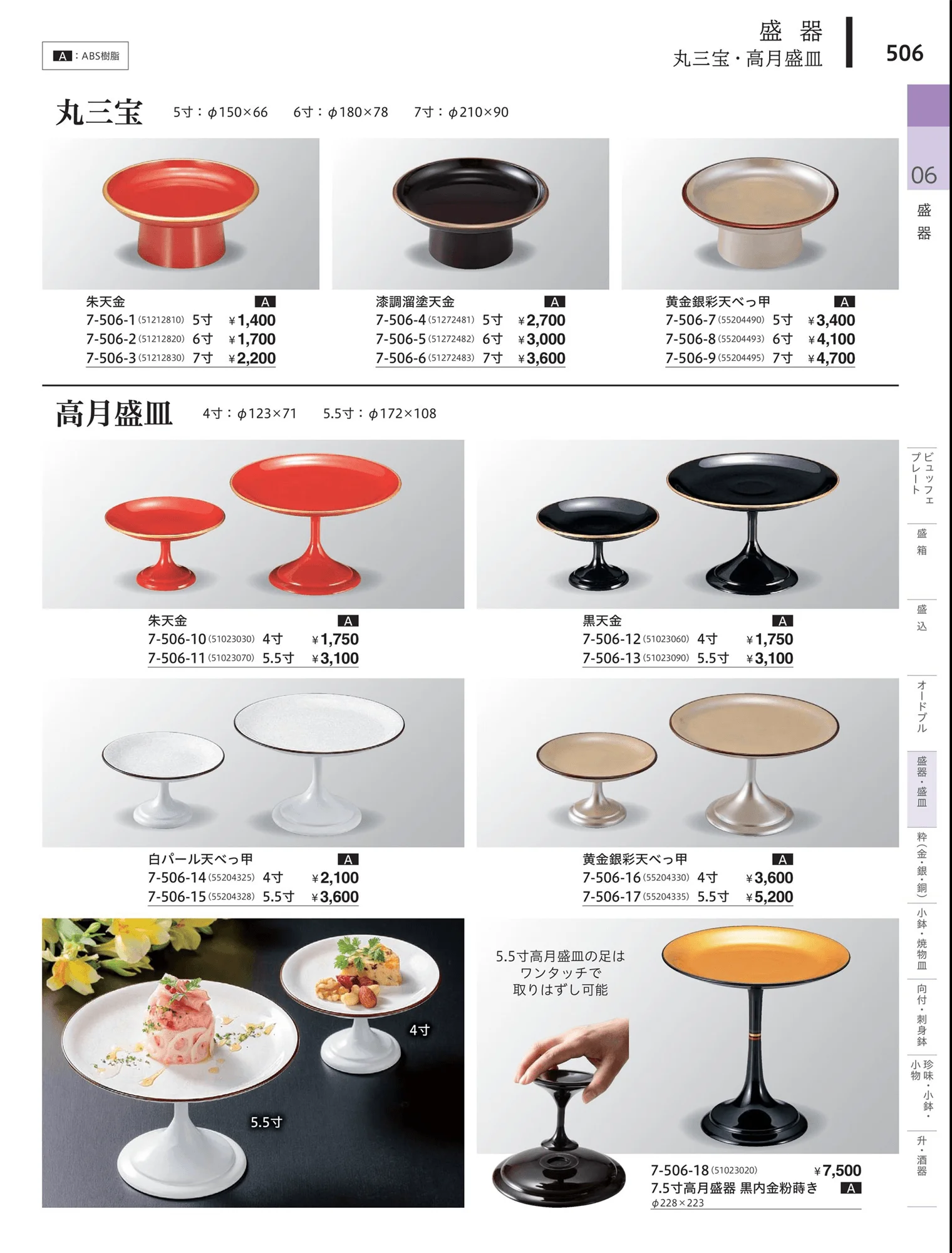 やすらぎvol.34・ページ番号506・高台盛器