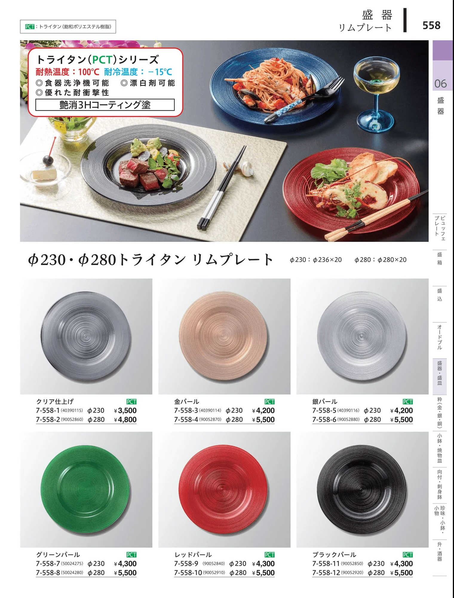 やすらぎvol.34・ページ番号558・カプレート・盛皿