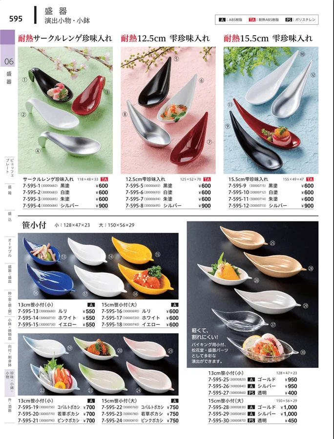 珍味（樹脂） ページ595