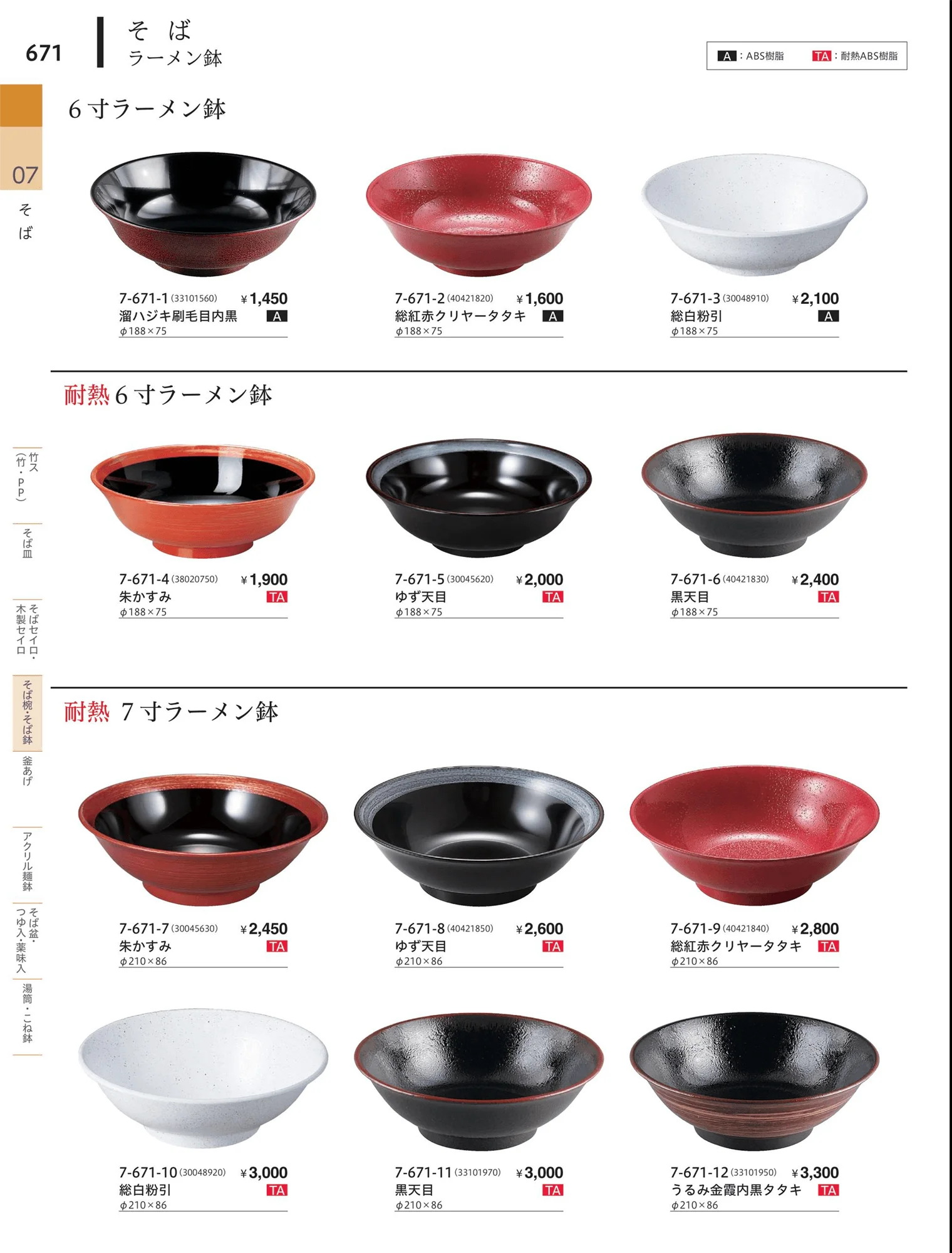 やすらぎvol.34・ページ番号671・タイプ・ラーメン鉢・冷麺鉢