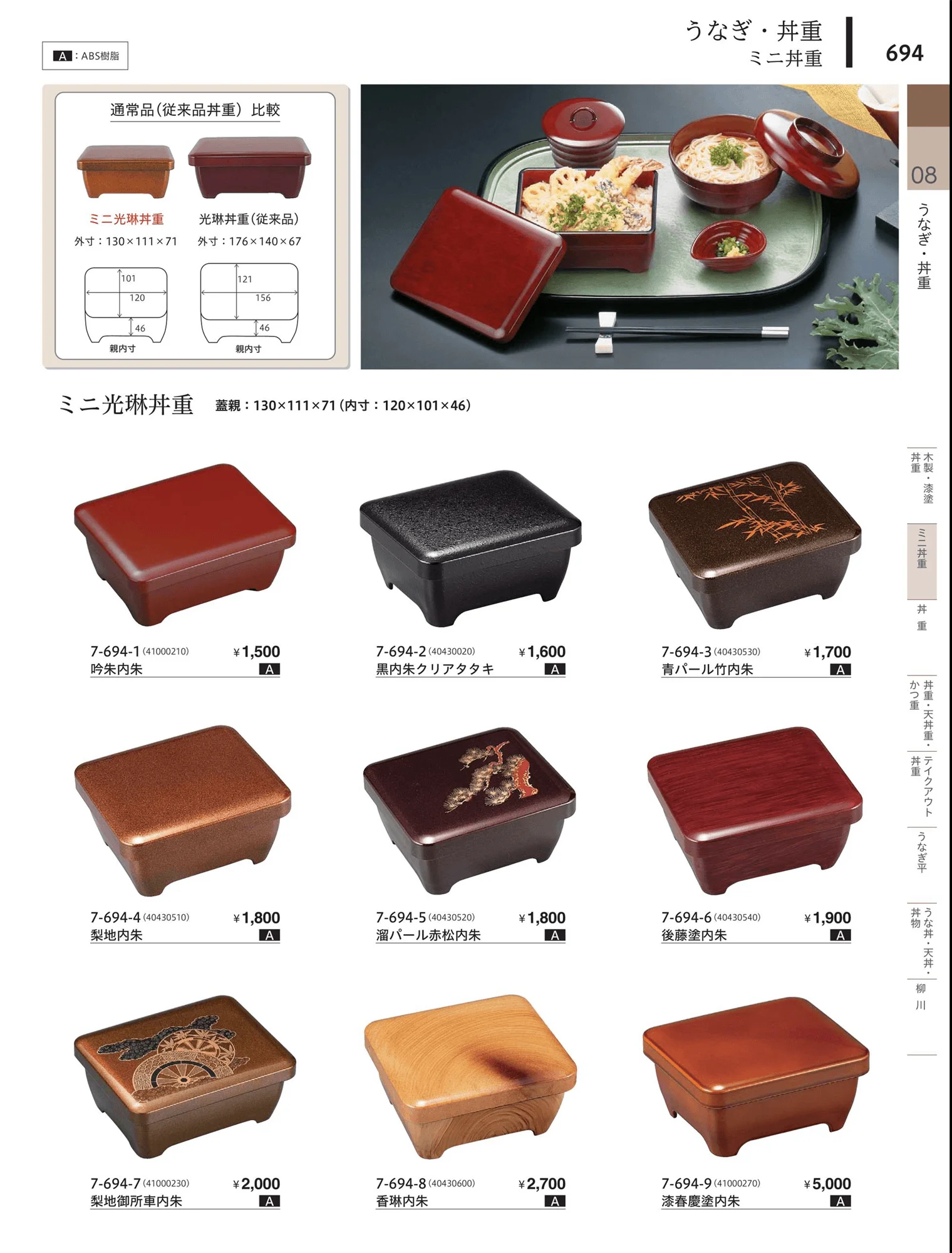 やすらぎvol.34・ページ番号694・ミニ弁当