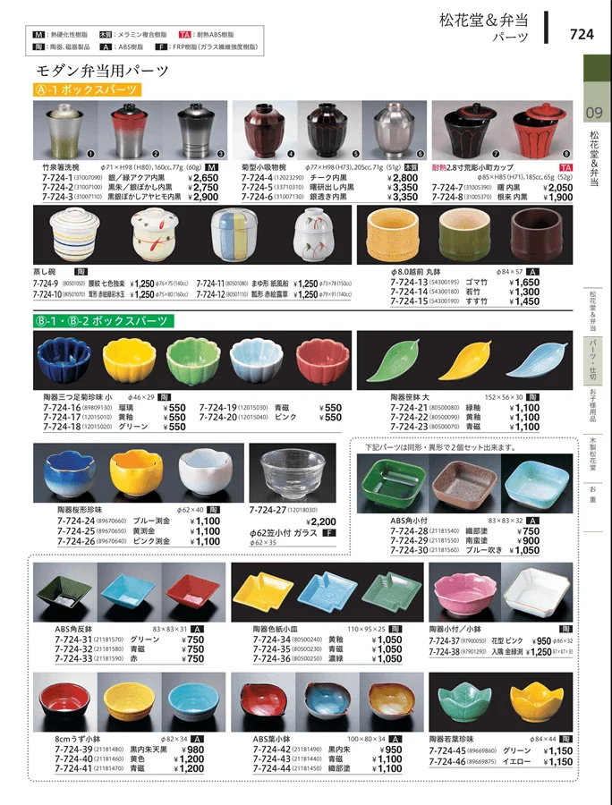松花堂・弁当・キッズ用品 ページ724