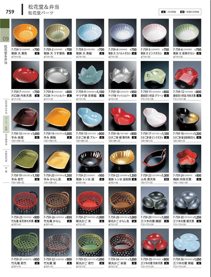 松花堂・弁当・キッズ用品 ページ759