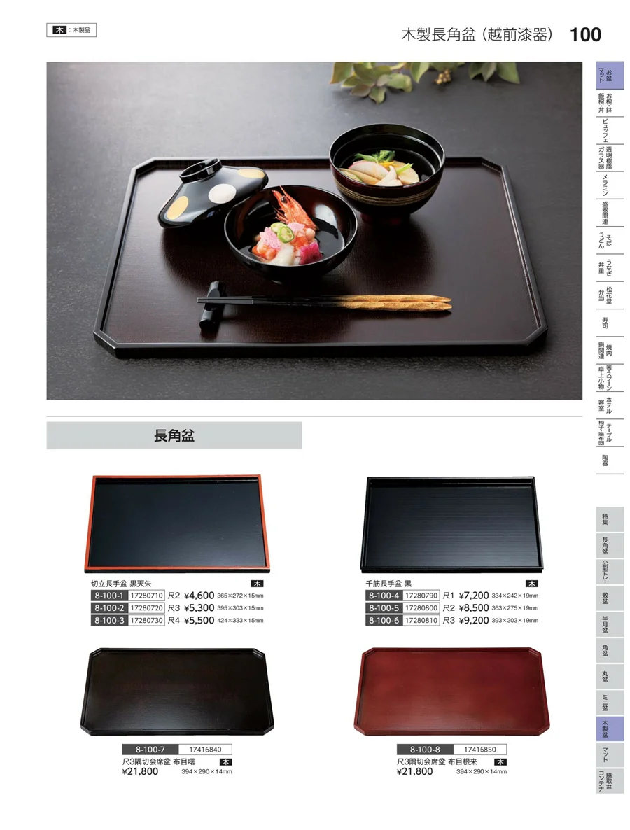 木製盆 ページ100