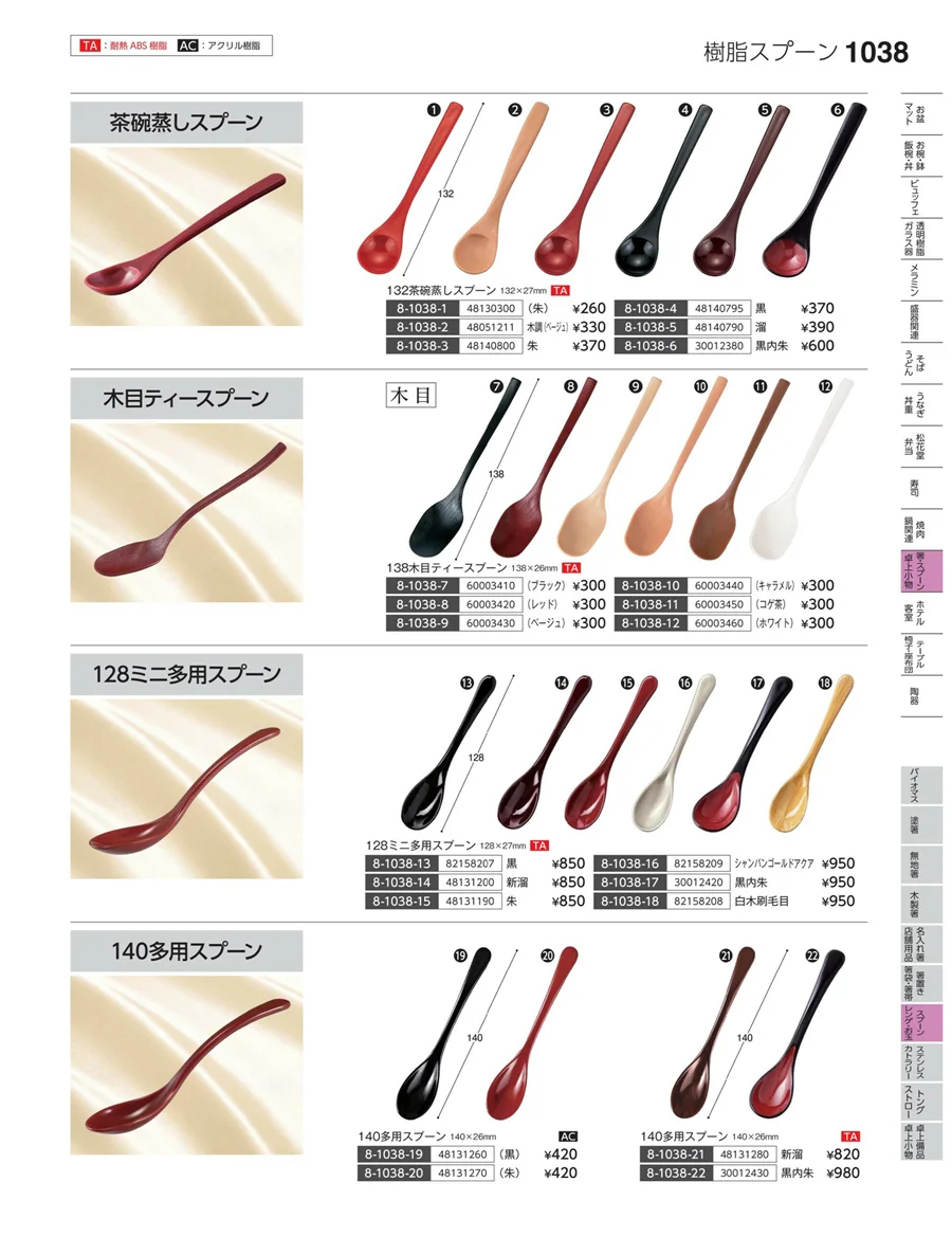 スプーン・レンゲ・お玉 ページ1038
