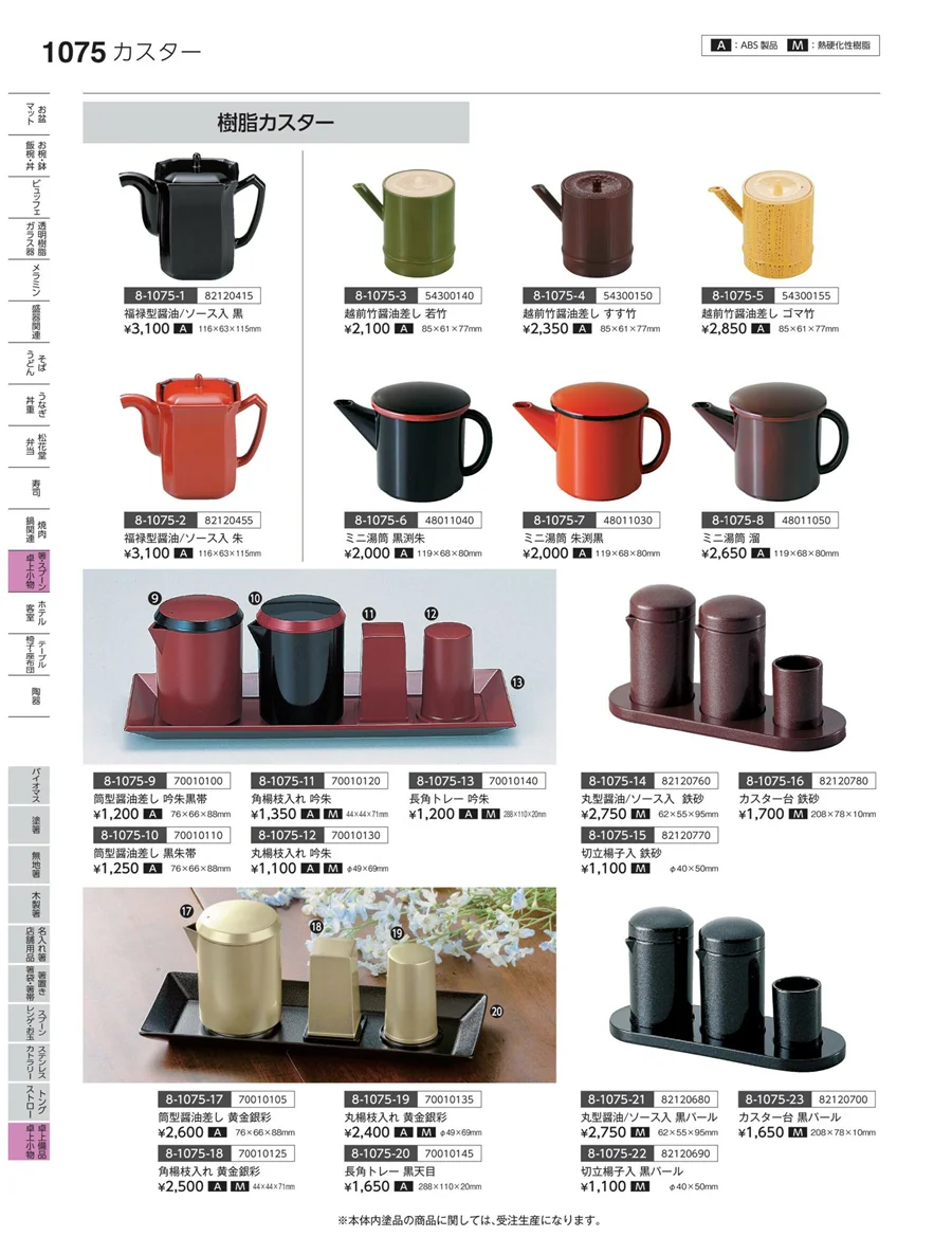 卓上備品・卓上小物 ページ1075