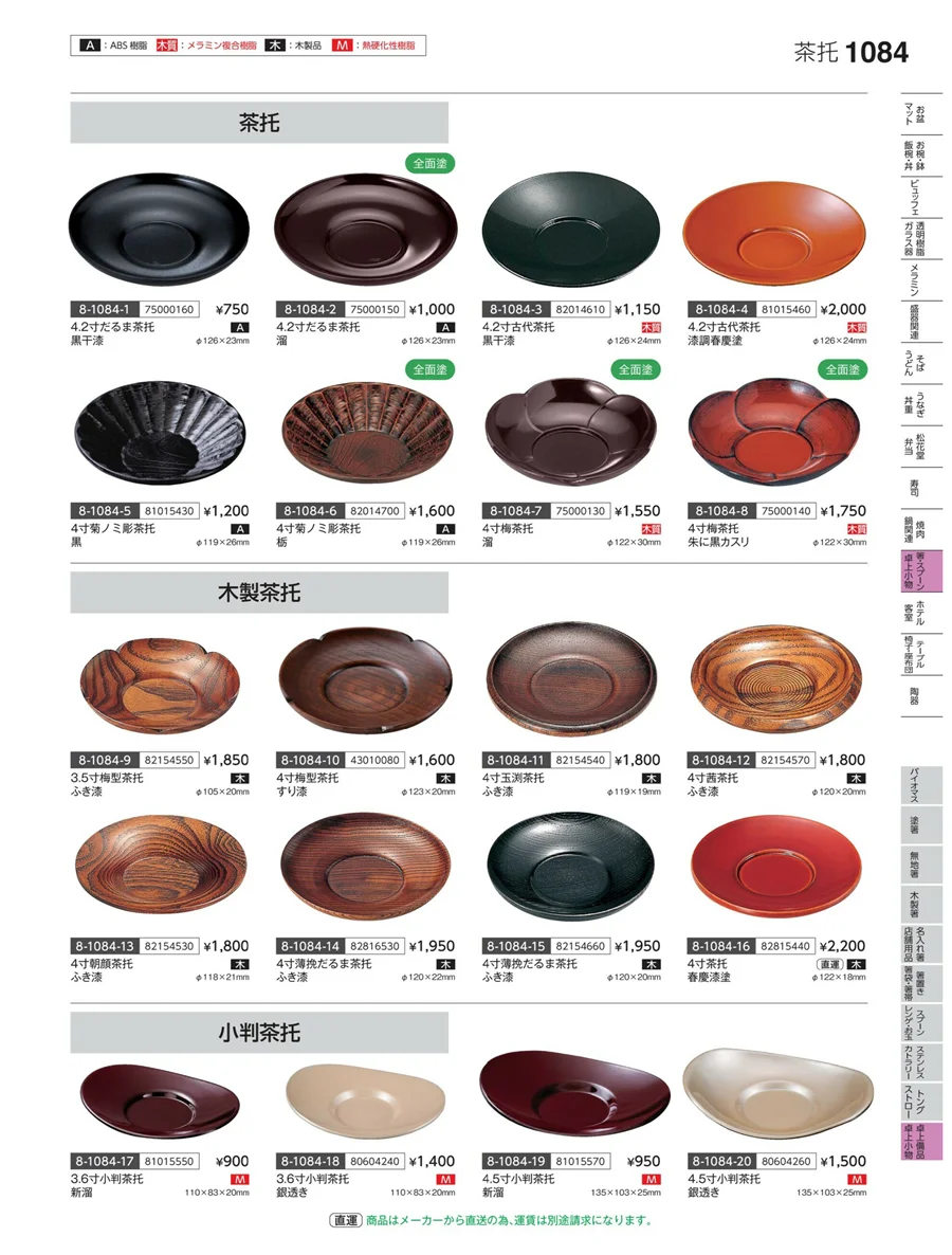 卓上備品・卓上小物 ページ1084