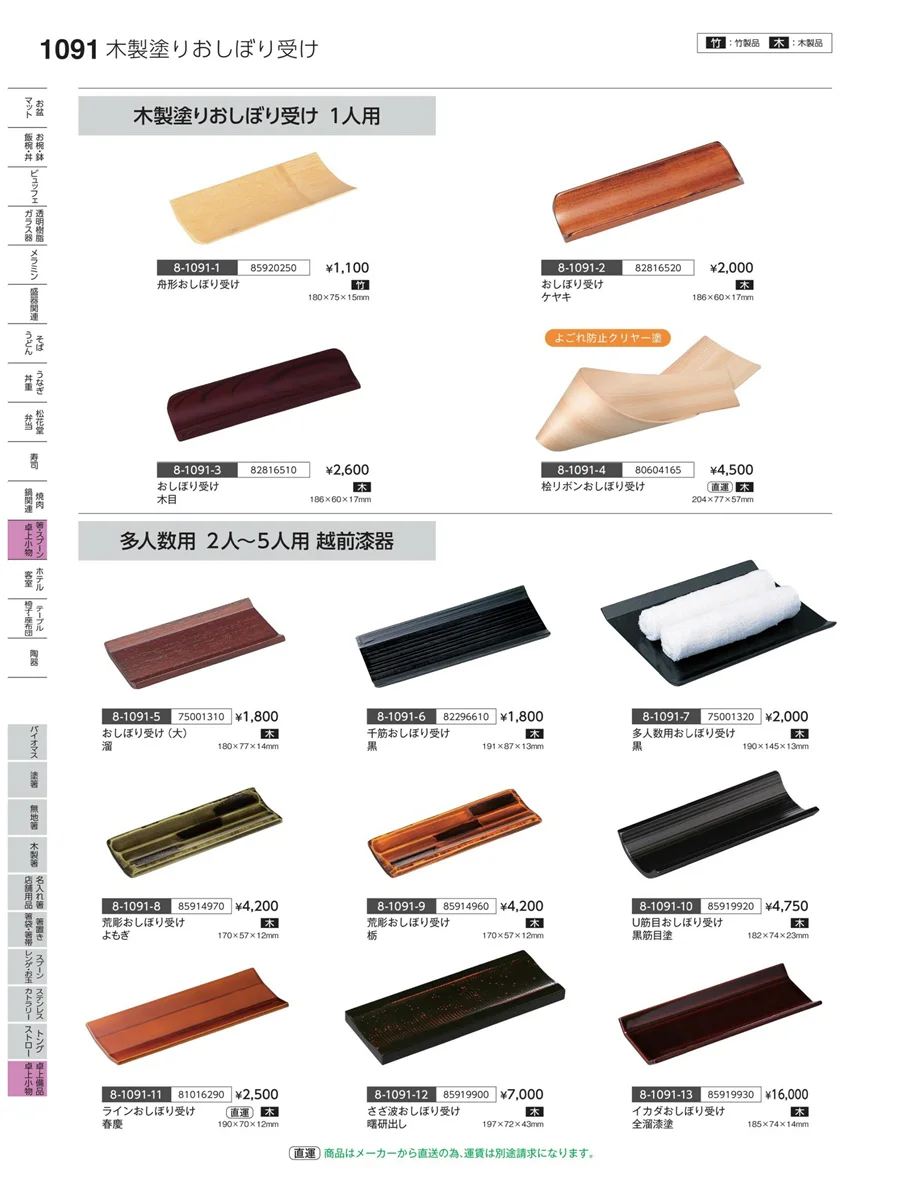 卓上備品・卓上小物 ページ1091
