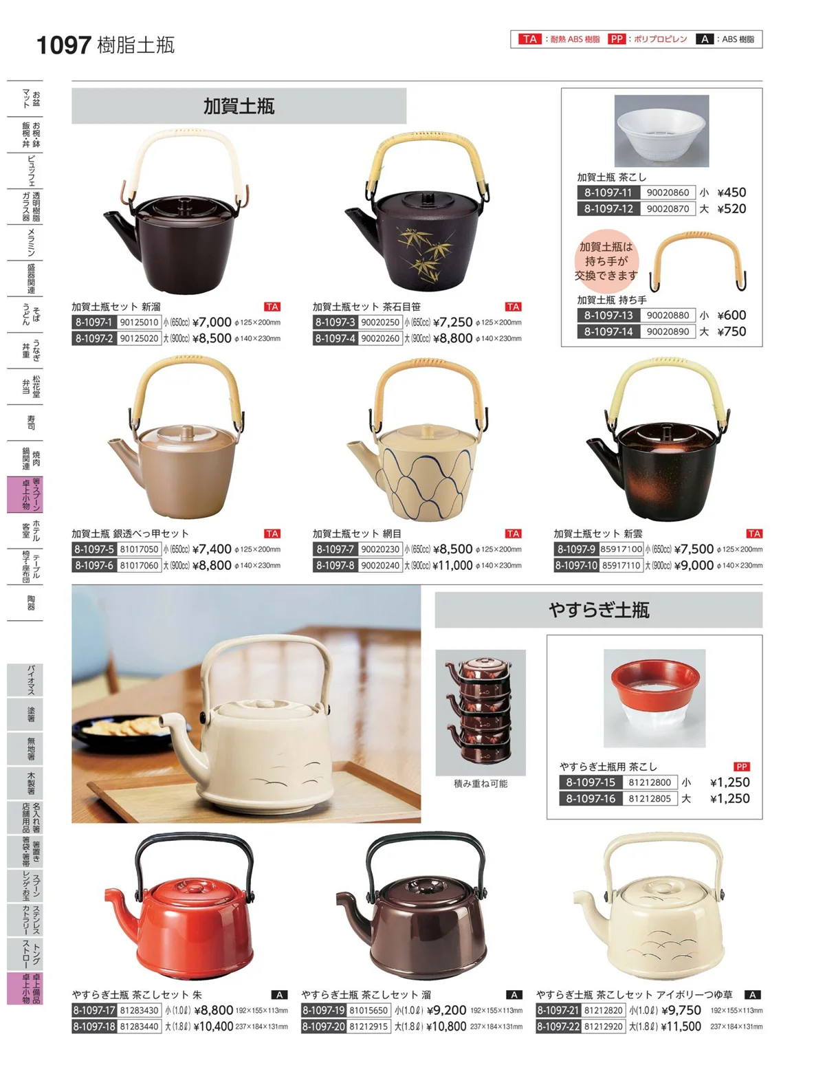 やすらぎvol.35・ページ番号1097・卓上備品・卓上小物