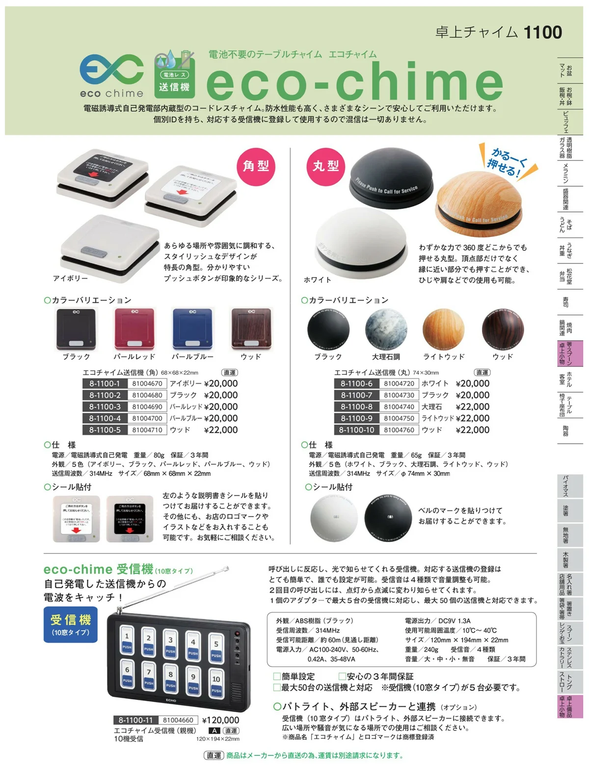 やすらぎvol.35・ページ番号1100・卓上備品・卓上小物