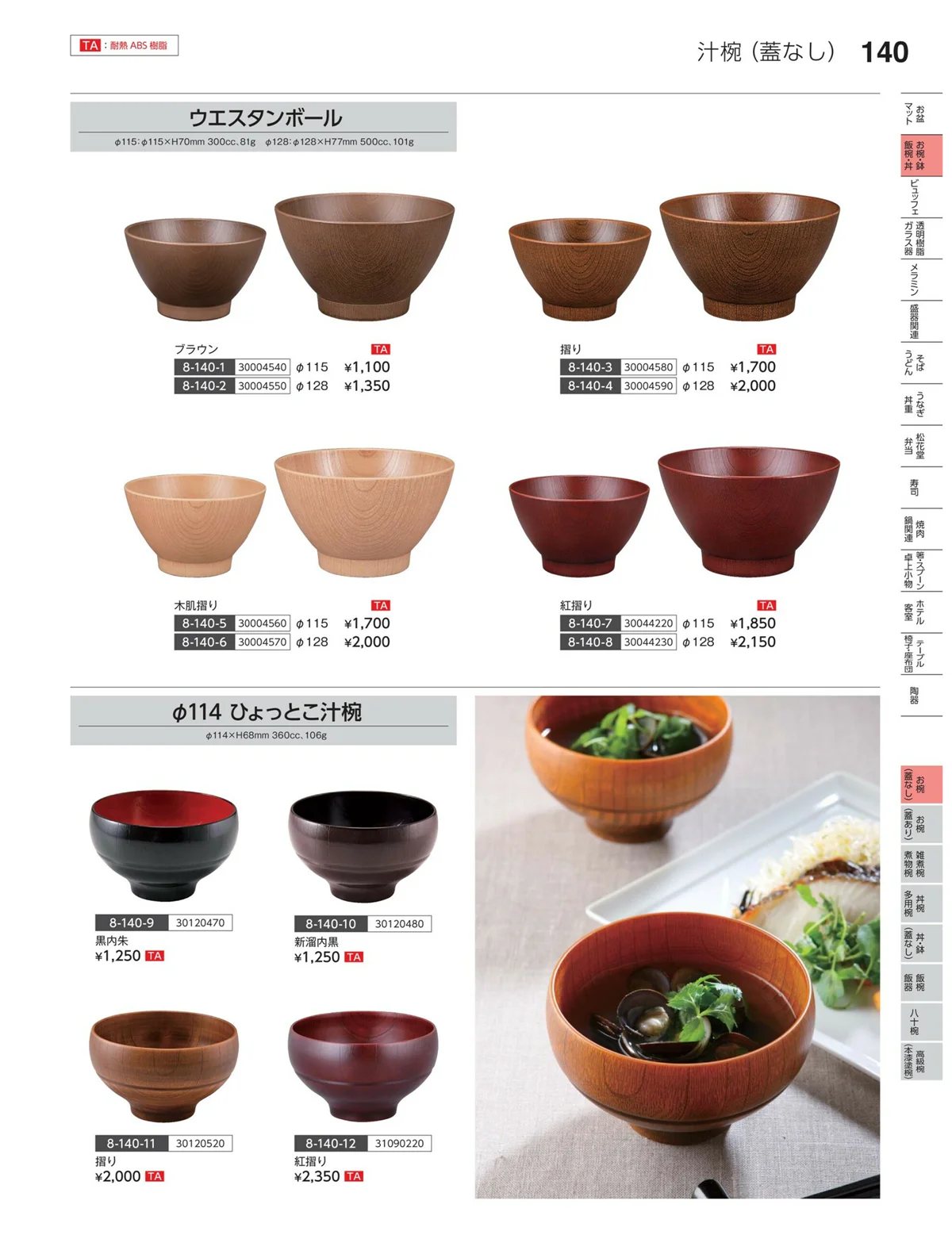 やすらぎvol.35・ページ番号140・お椀（蓋なし）