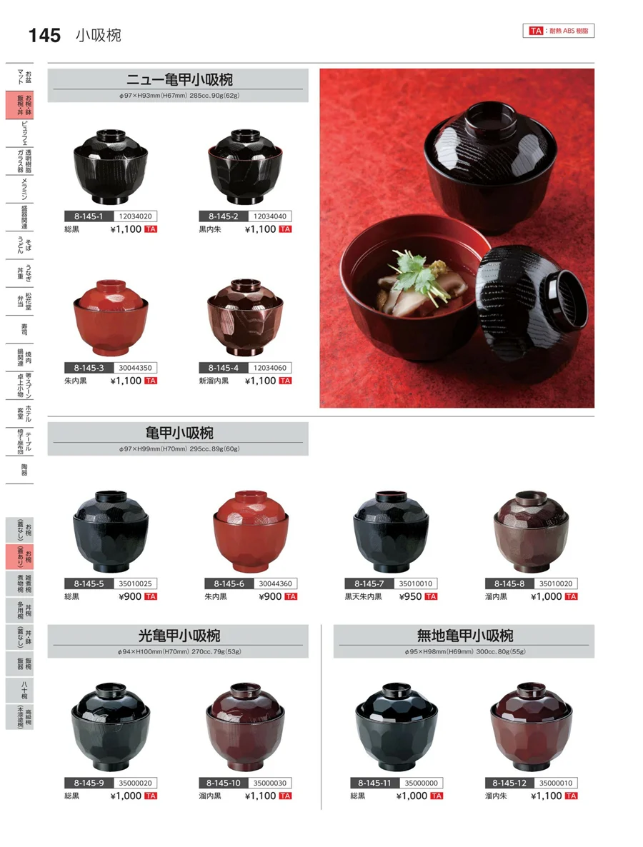 お椀（蓋あり） ページ145