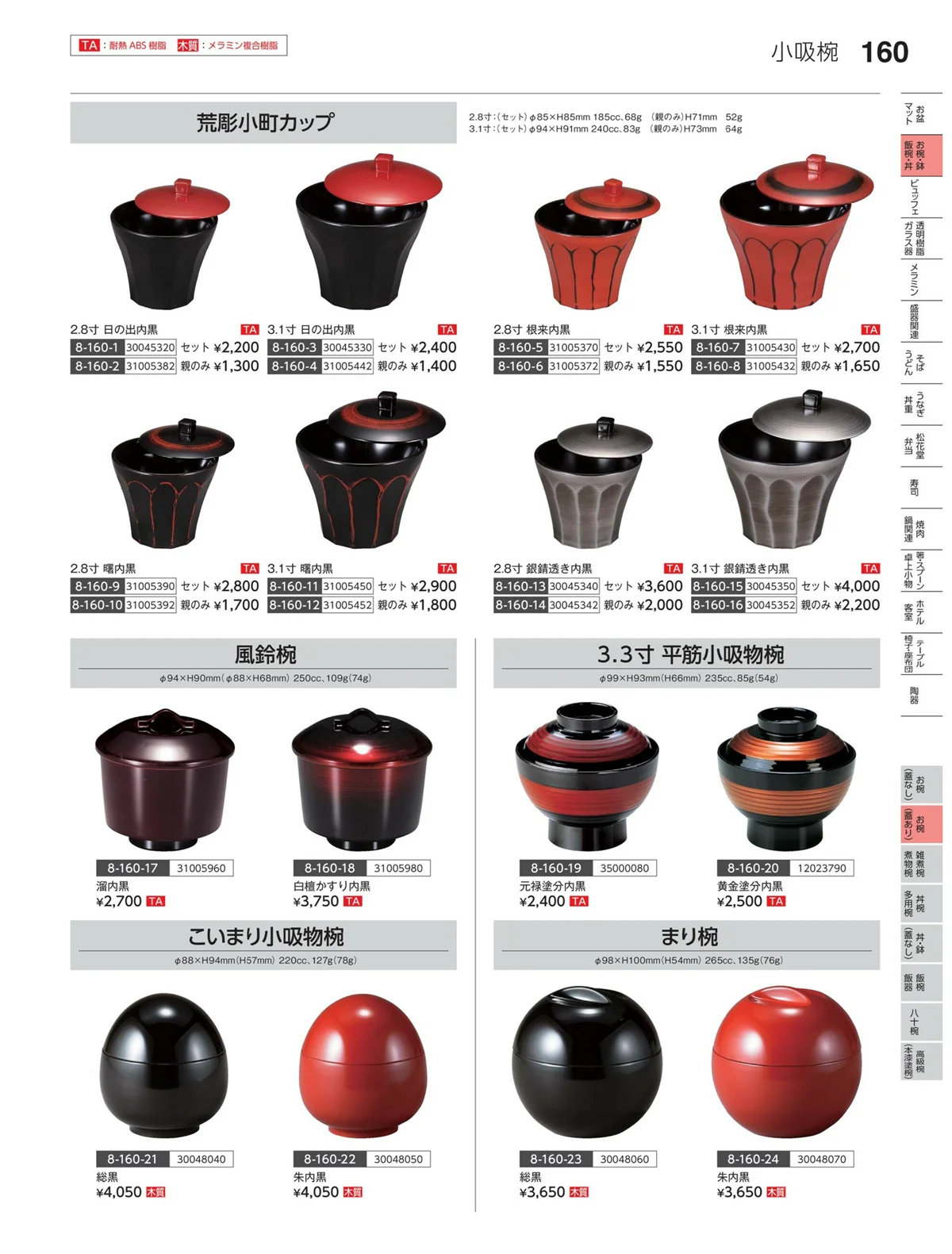 やすらぎvol.35・ページ番号160・お椀（蓋あり）