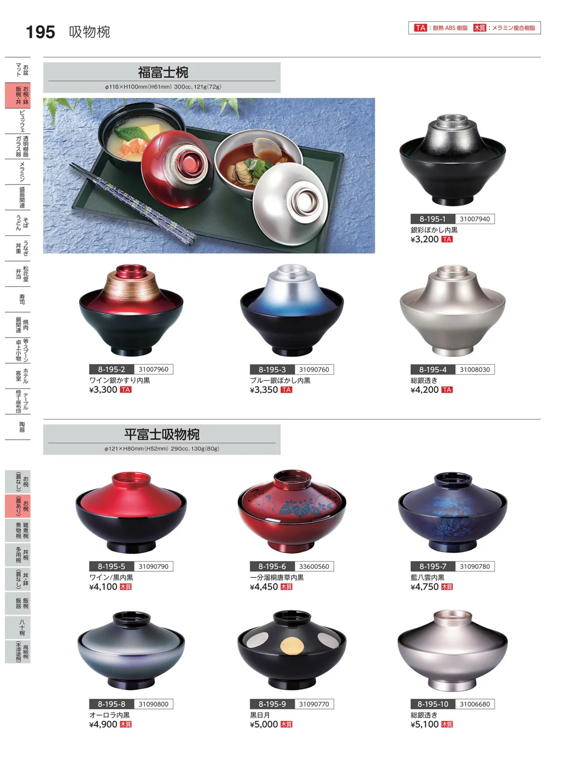 やすらぎvol.35・ページ番号195・お椀（蓋あり）