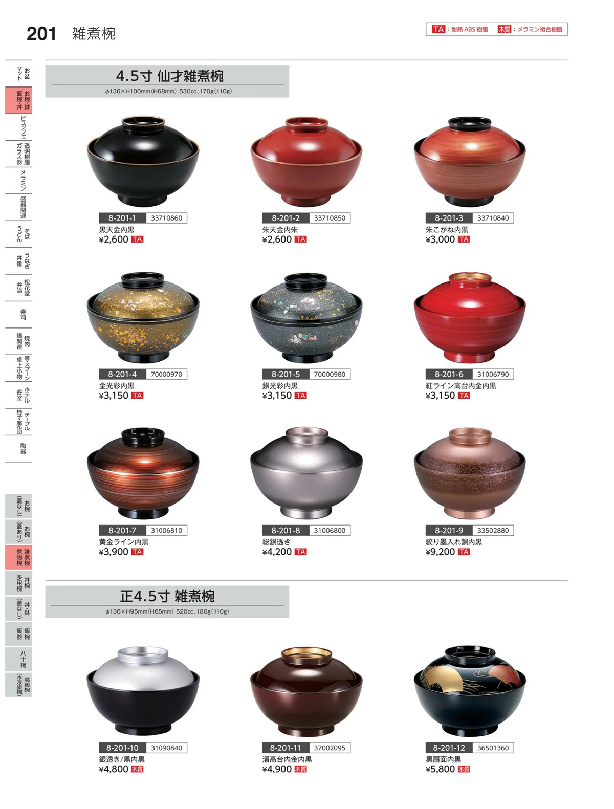 やすらぎvol.35・ページ番号201・雑煮椀・煮物椀
