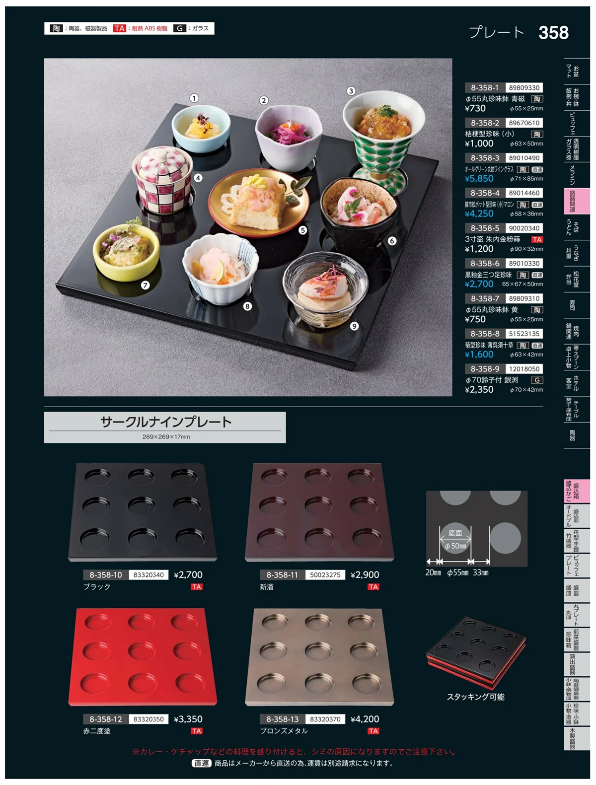 やすらぎvol.35・ページ番号358・盛込鉢・盛込みご