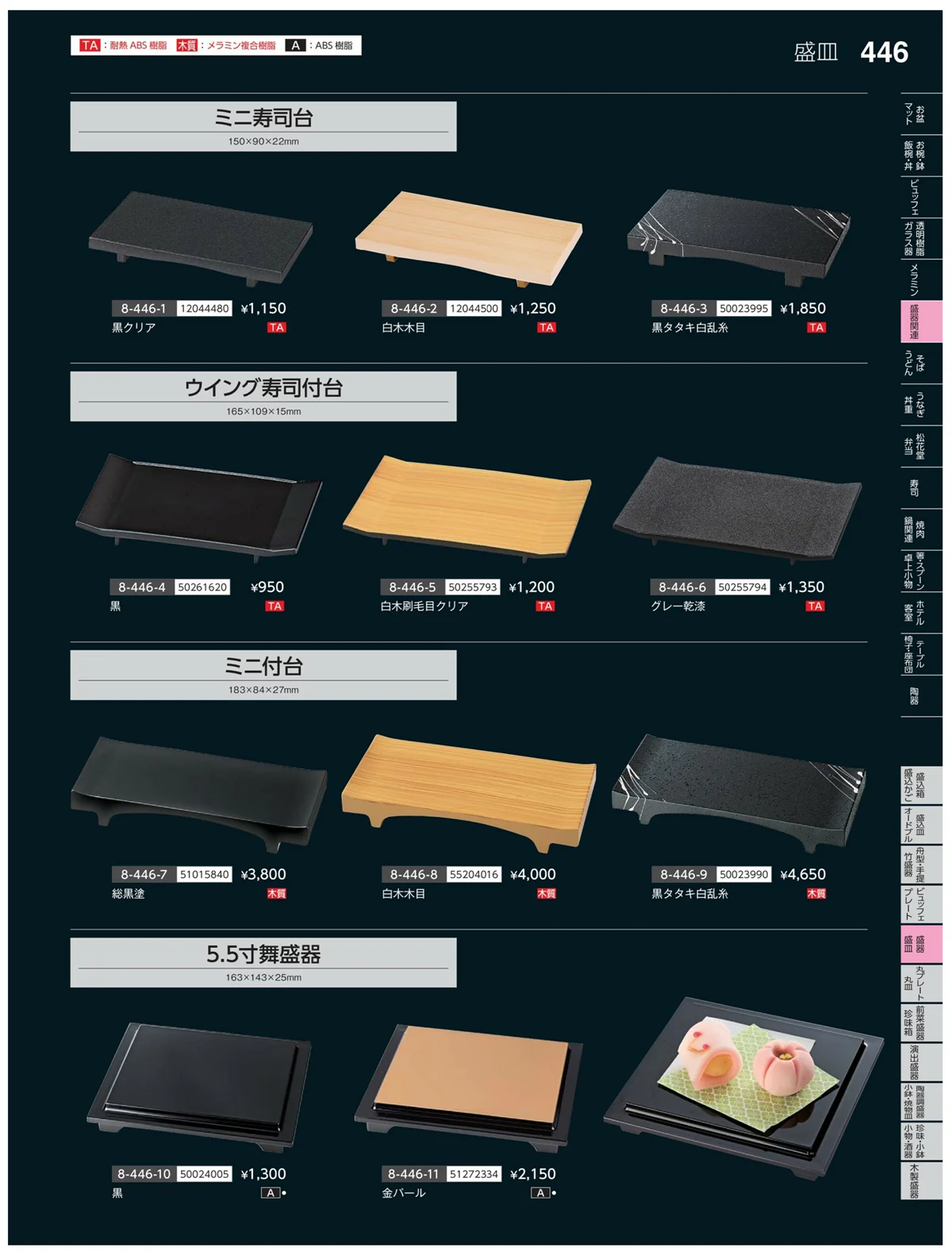 やすらぎvol.35・ページ番号446・盛器・籠皿