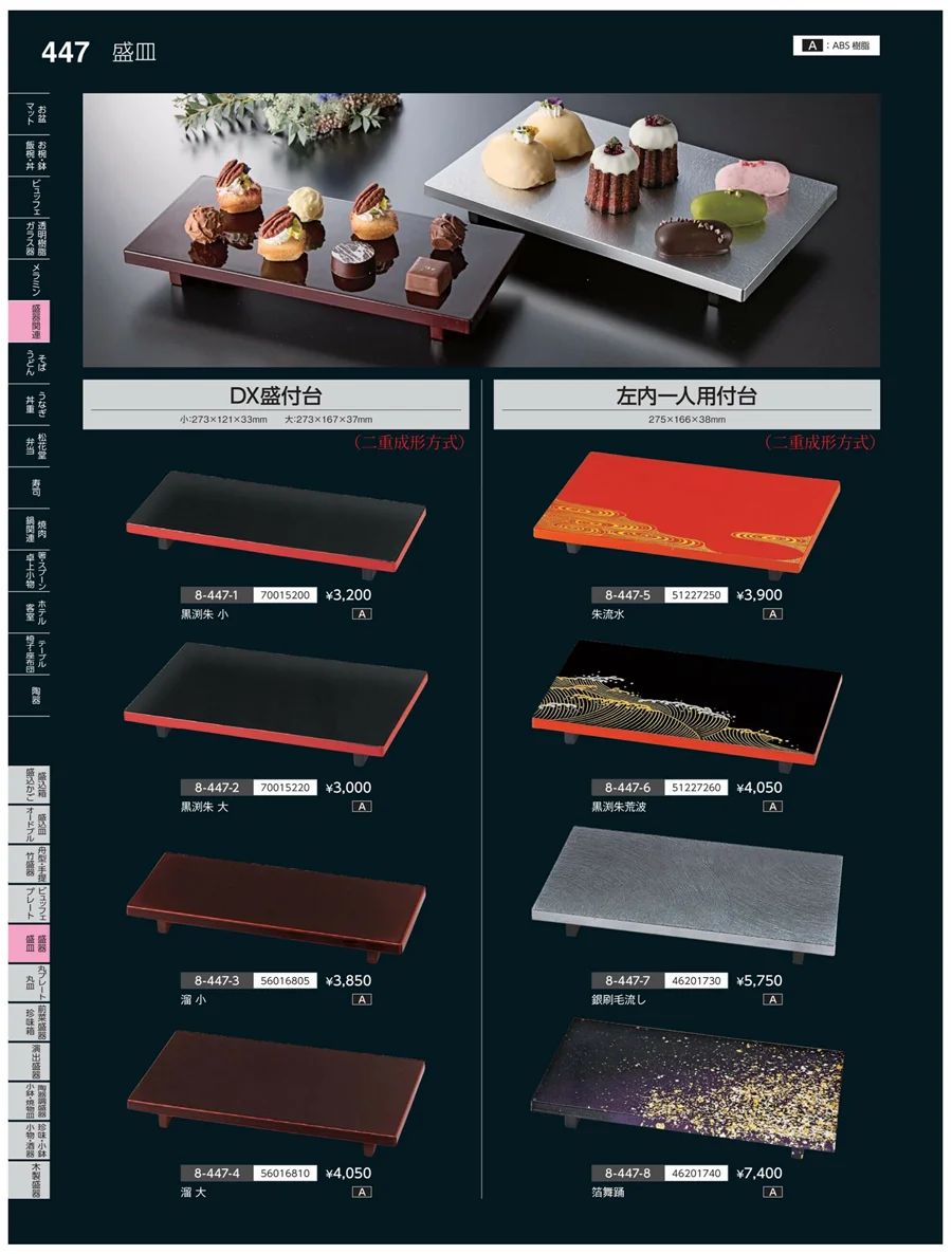 盛器・籠皿 ページ447