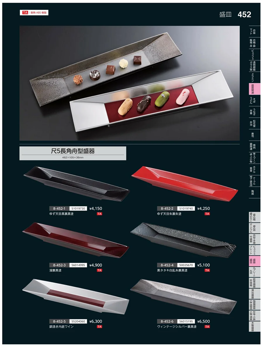 盛器・籠皿 ページ452